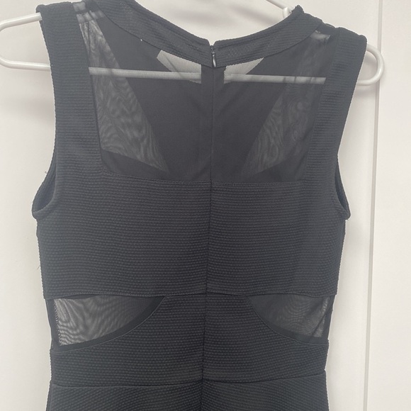 Black Dress with mesh cutouts - Picture 4 of 4